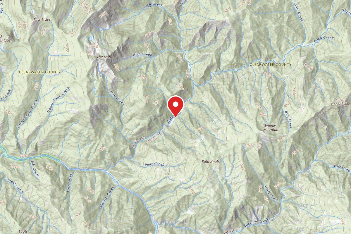 Nez Perce-Clearwater Dispersed Campsite NF252RD-005