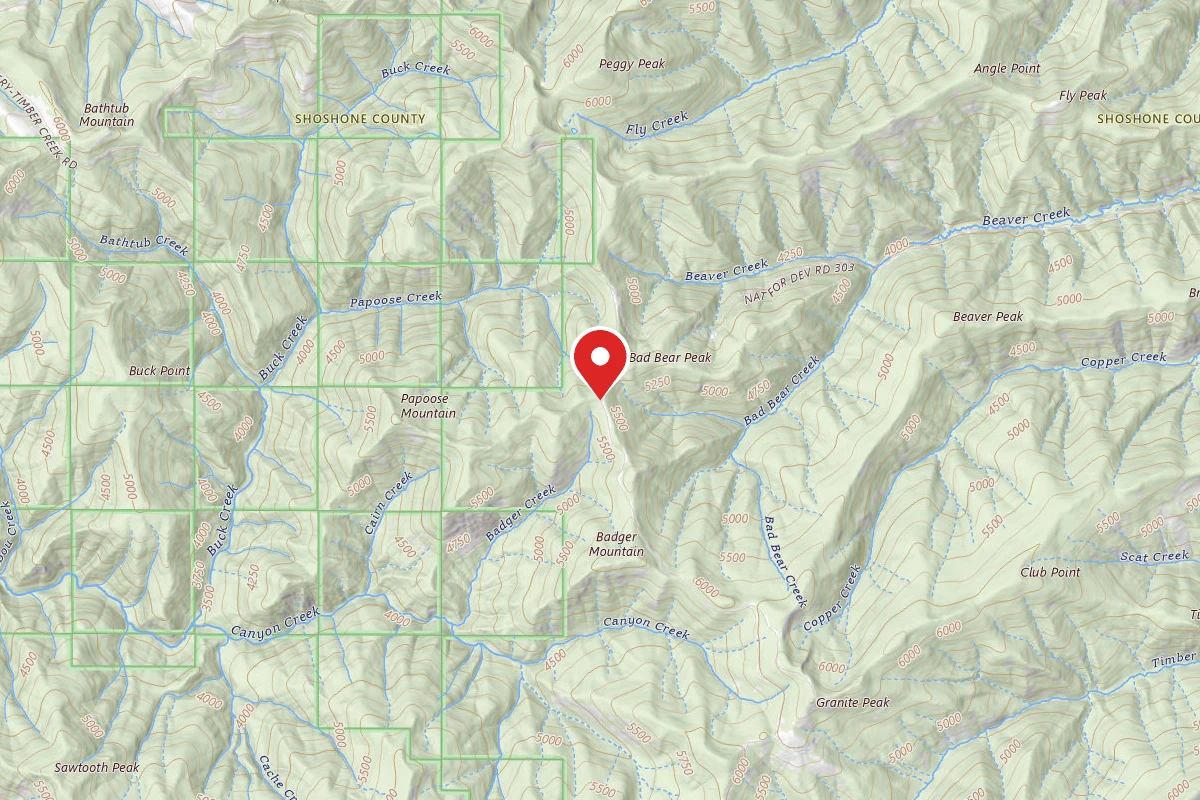 Idaho Panhandle Dispersed Campsite TRAIL 101 TRAILHEAD