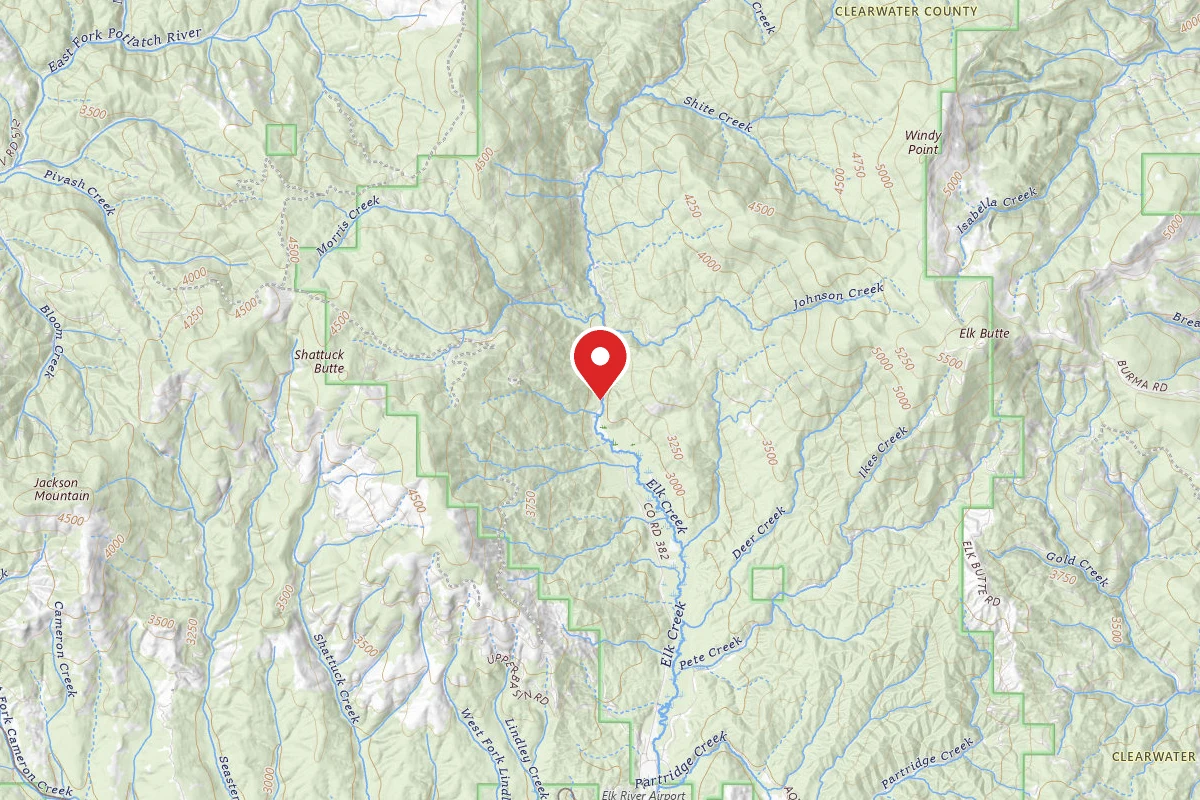 Nez Perce-Clearwater Dispersed Campsite PAL382RD-018B-CP