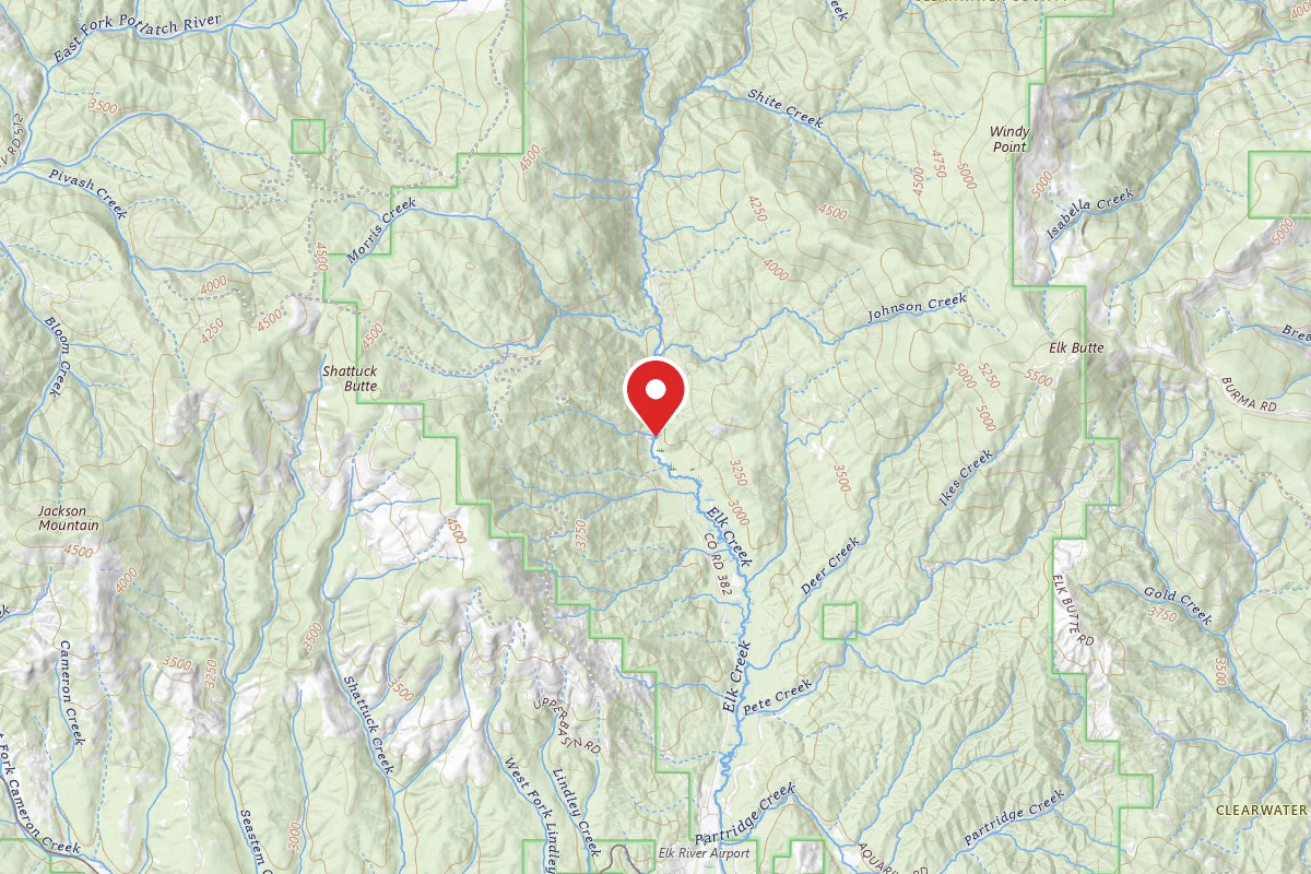 Nez Perce-Clearwater Dispersed Campsite PAL382RD-017-CP