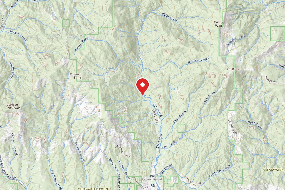 Nez Perce-Clearwater Dispersed Campsite PAL382RD-015-CP