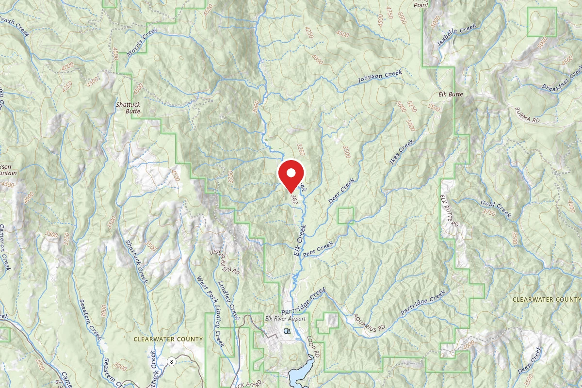 Nez Perce-Clearwater Dispersed Campsite PAL382RD-008.1