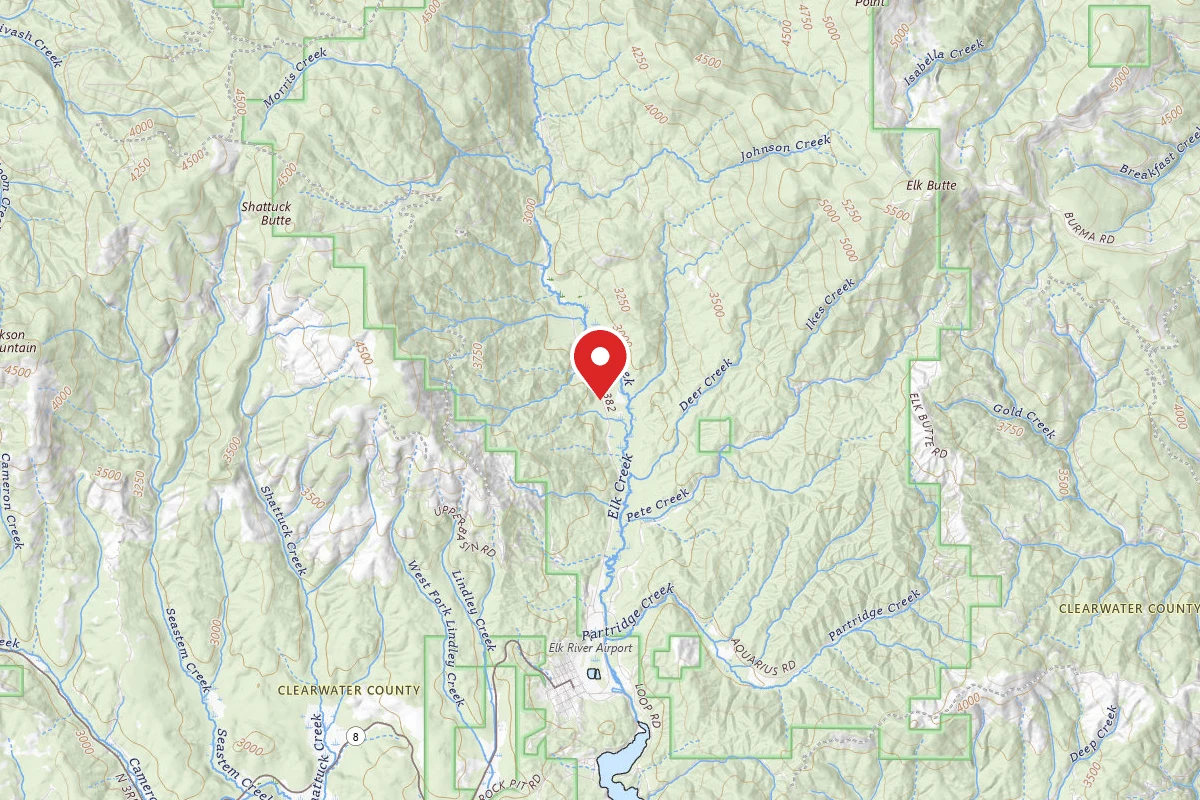 Nez Perce-Clearwater Dispersed Campsite PAL382RD-008A-CP