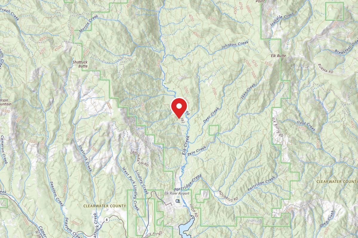Nez Perce-Clearwater Dispersed Campsite PAL382RD-008B-CP