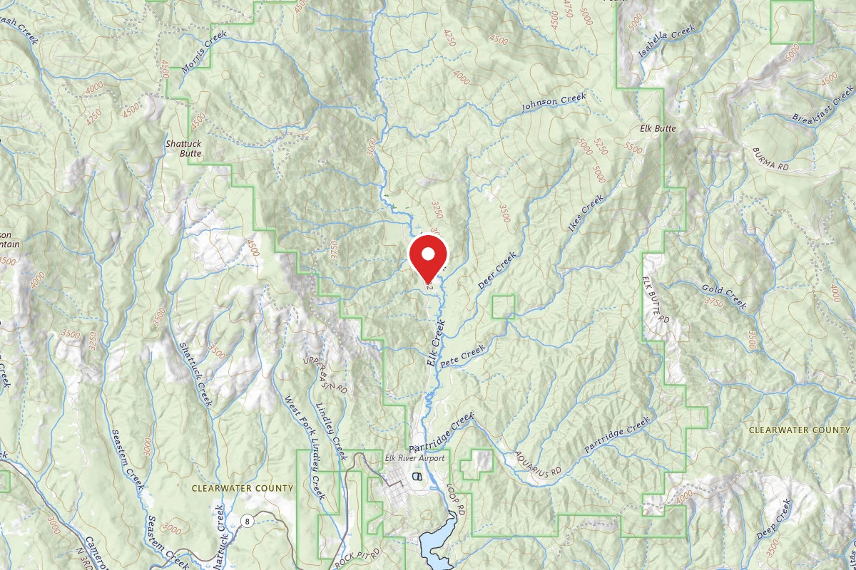 Nez Perce-Clearwater Dispersed Campsite PAL382RD-007A-CP