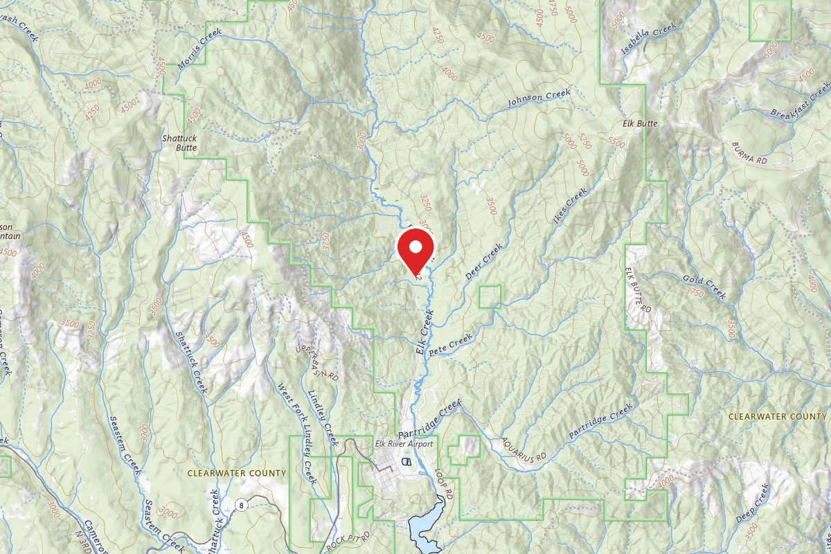 Nez Perce-Clearwater Dispersed Campsite PAL382RD-007B-CP