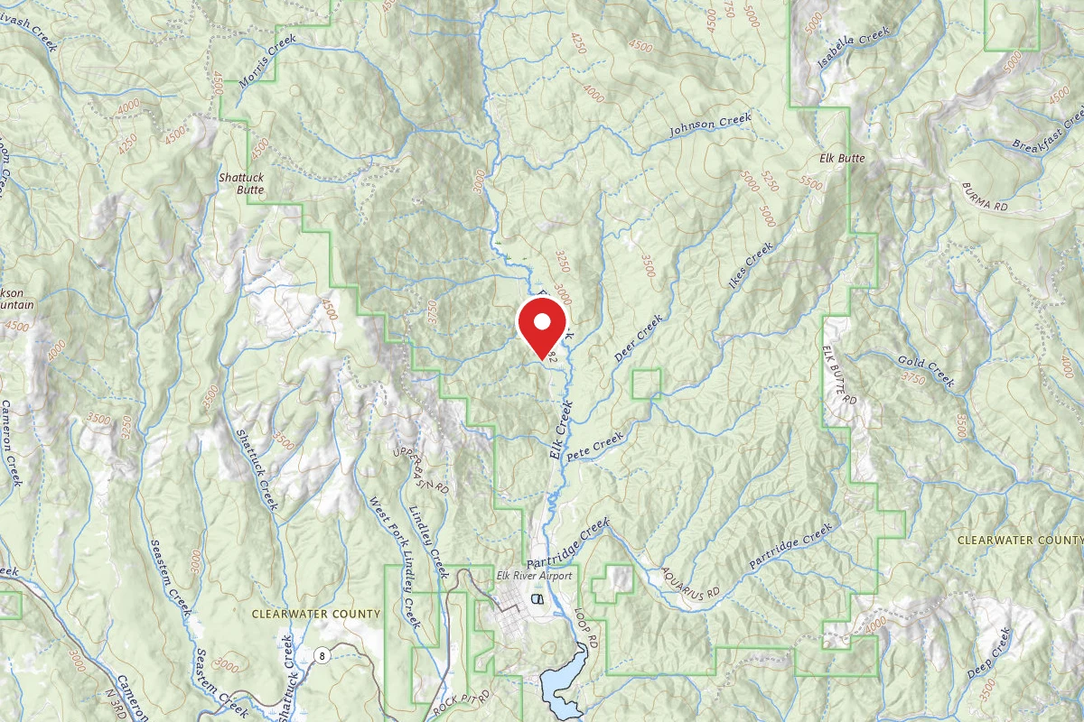 Nez Perce-Clearwater Dispersed Campsite PAL382RD-006A-CP