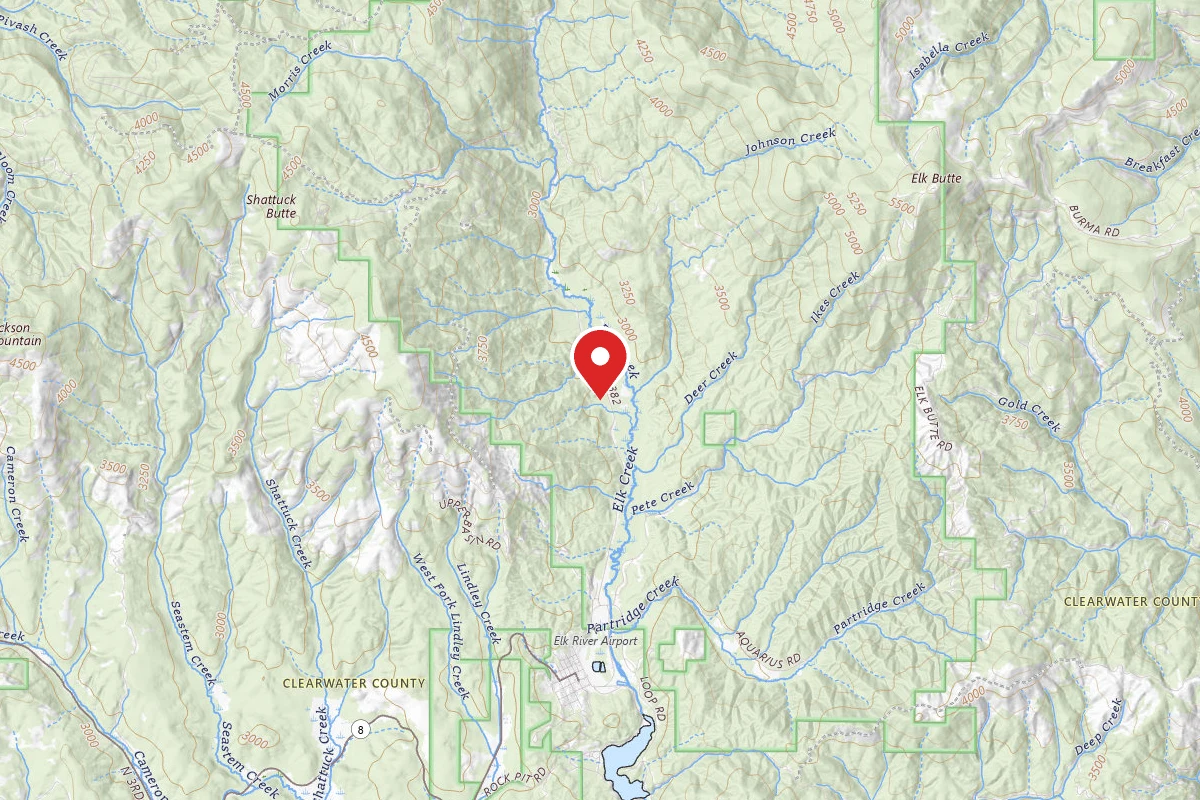 Nez Perce-Clearwater Dispersed Campsite PAL382RD-006B-CP