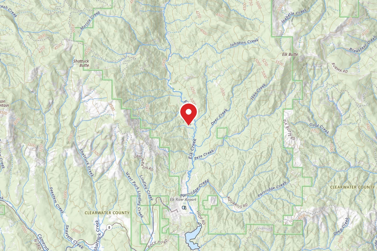 Nez Perce-Clearwater Dispersed Campsite PAL382RD-005-CP
