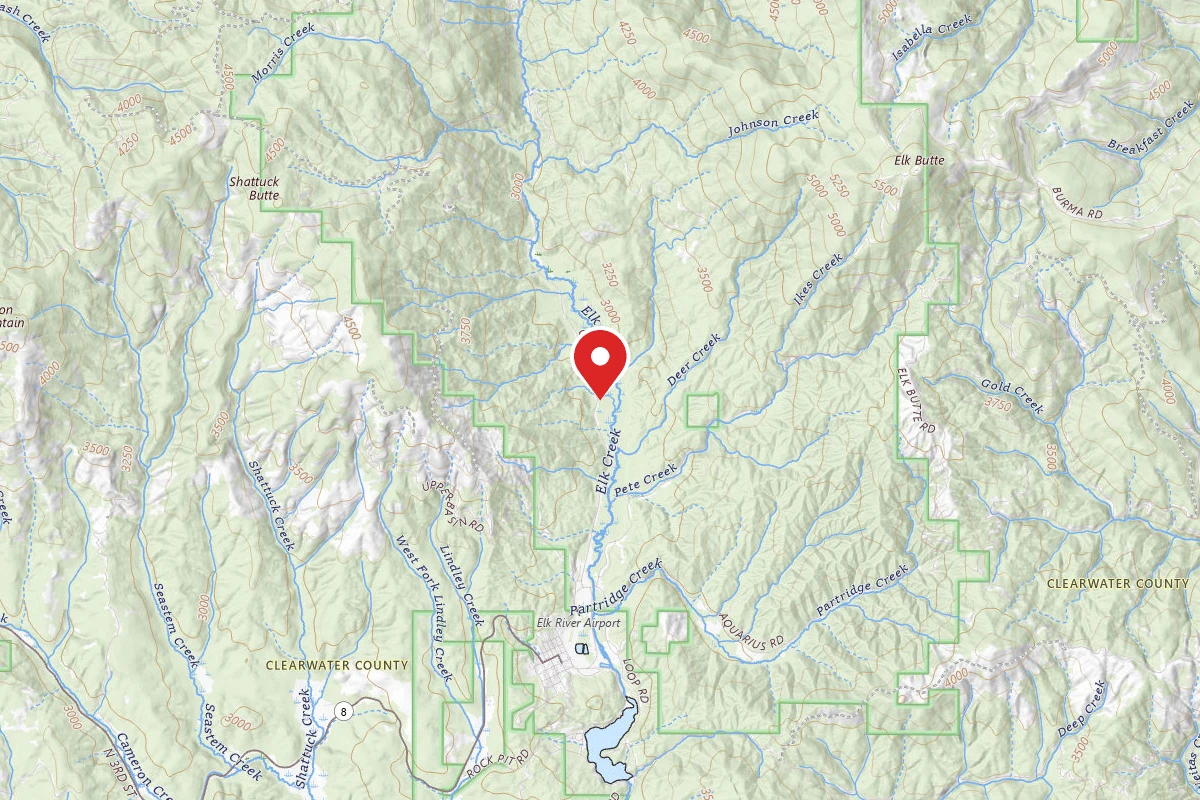 Nez Perce-Clearwater Dispersed Campsite PAL382RD-003B-CP