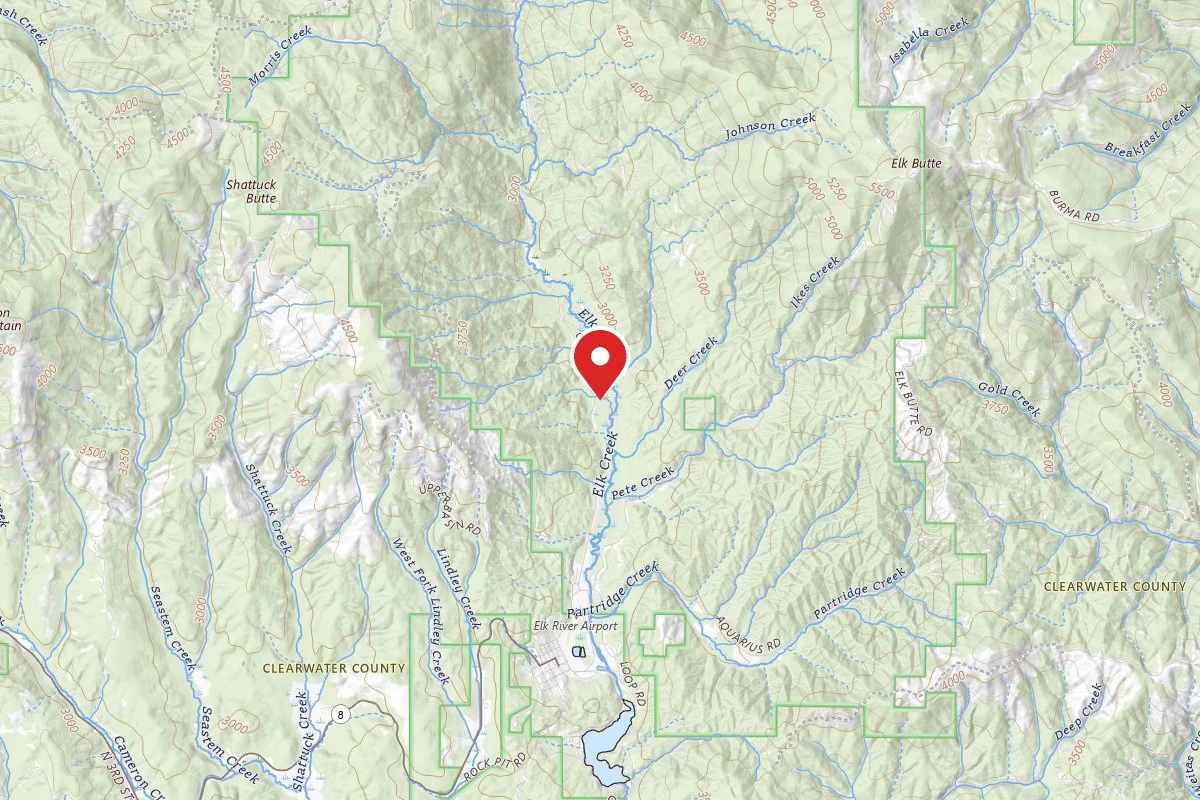 Nez Perce-Clearwater Dispersed Campsite PAL382RD-003C-CP