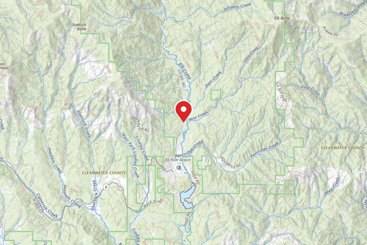 Nez Perce-Clearwater Dispersed Campsite PAL382RD-001.1