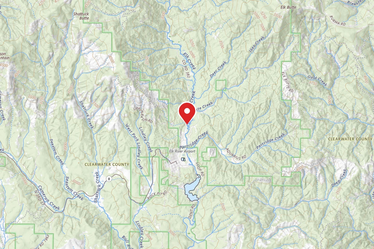 Nez Perce-Clearwater Dispersed Campsite PAL382RD DUCKYFLATS-003A