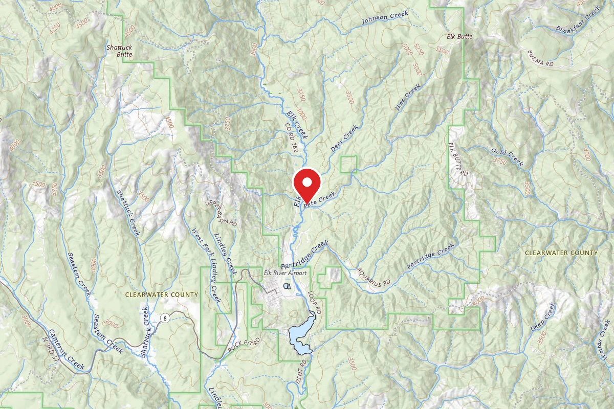 Nez Perce-Clearwater Dispersed Campsite PAL3311RD-002C