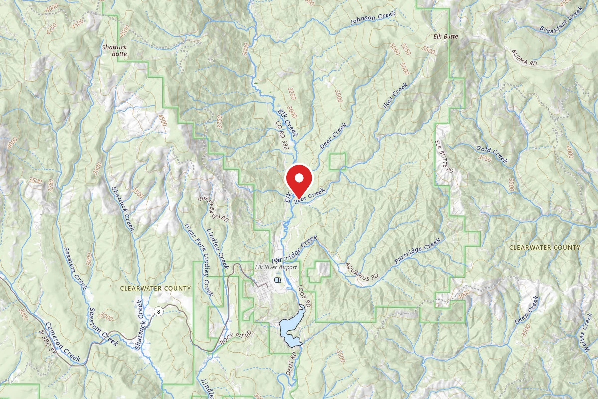 Nez Perce-Clearwater Dispersed Campsite PAL3311RD-002D