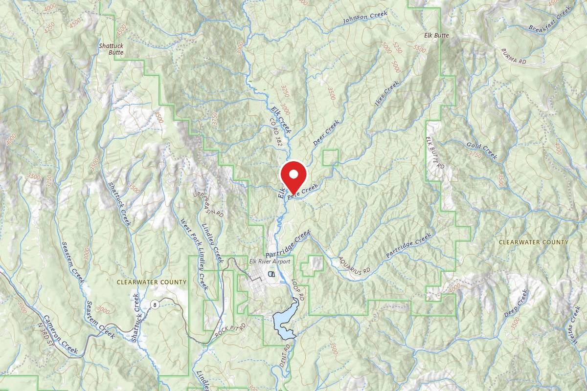 Nez Perce-Clearwater Dispersed Campsite PAL3311RD-002E