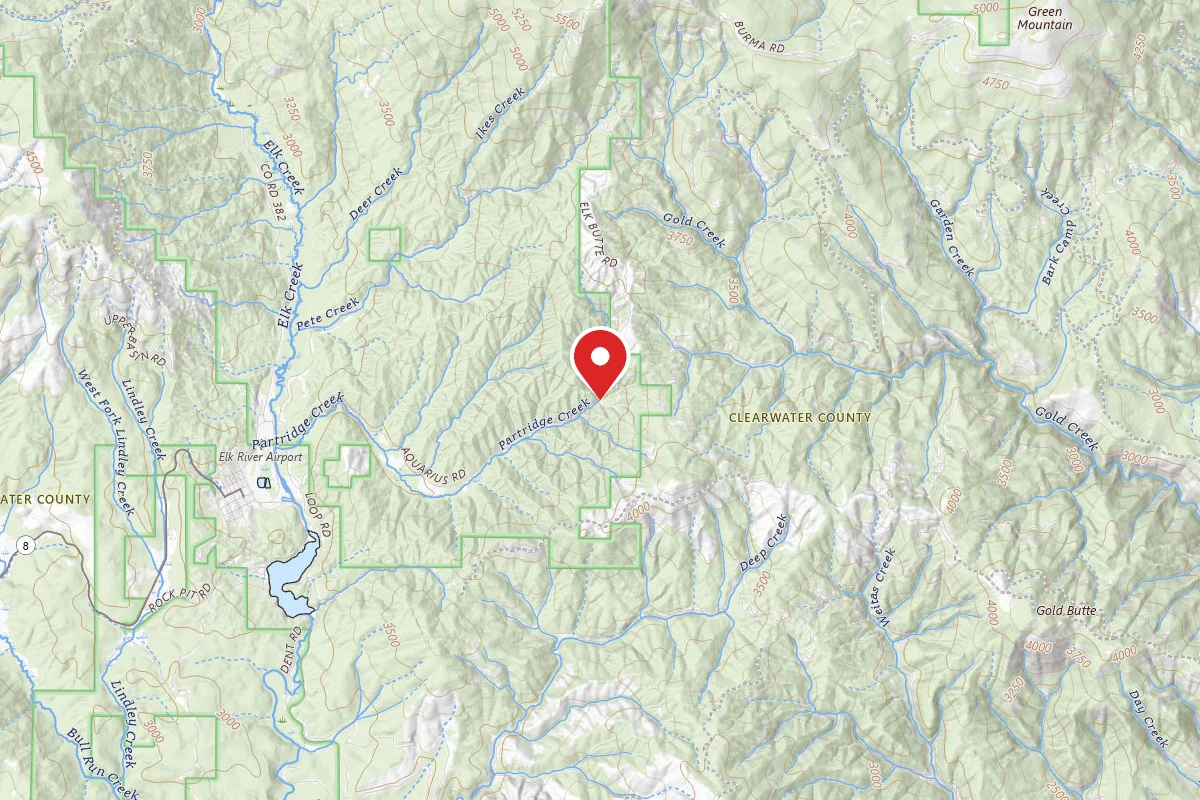 Nez Perce-Clearwater Dispersed Campsite PAL1705RD-004