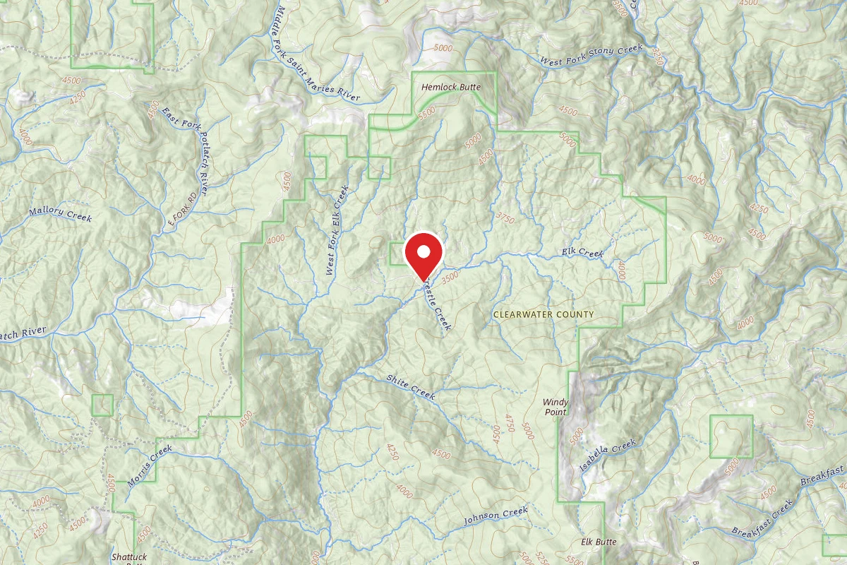 Nez Perce-Clearwater Dispersed Campsite PAL1965RD-022.2
