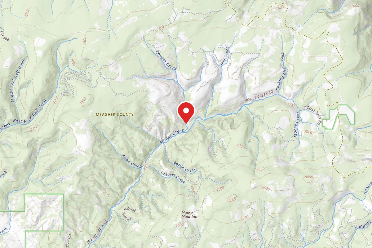 Helena-Lewis and Clark Dispersed Campsite MOOSE CREEK-003A