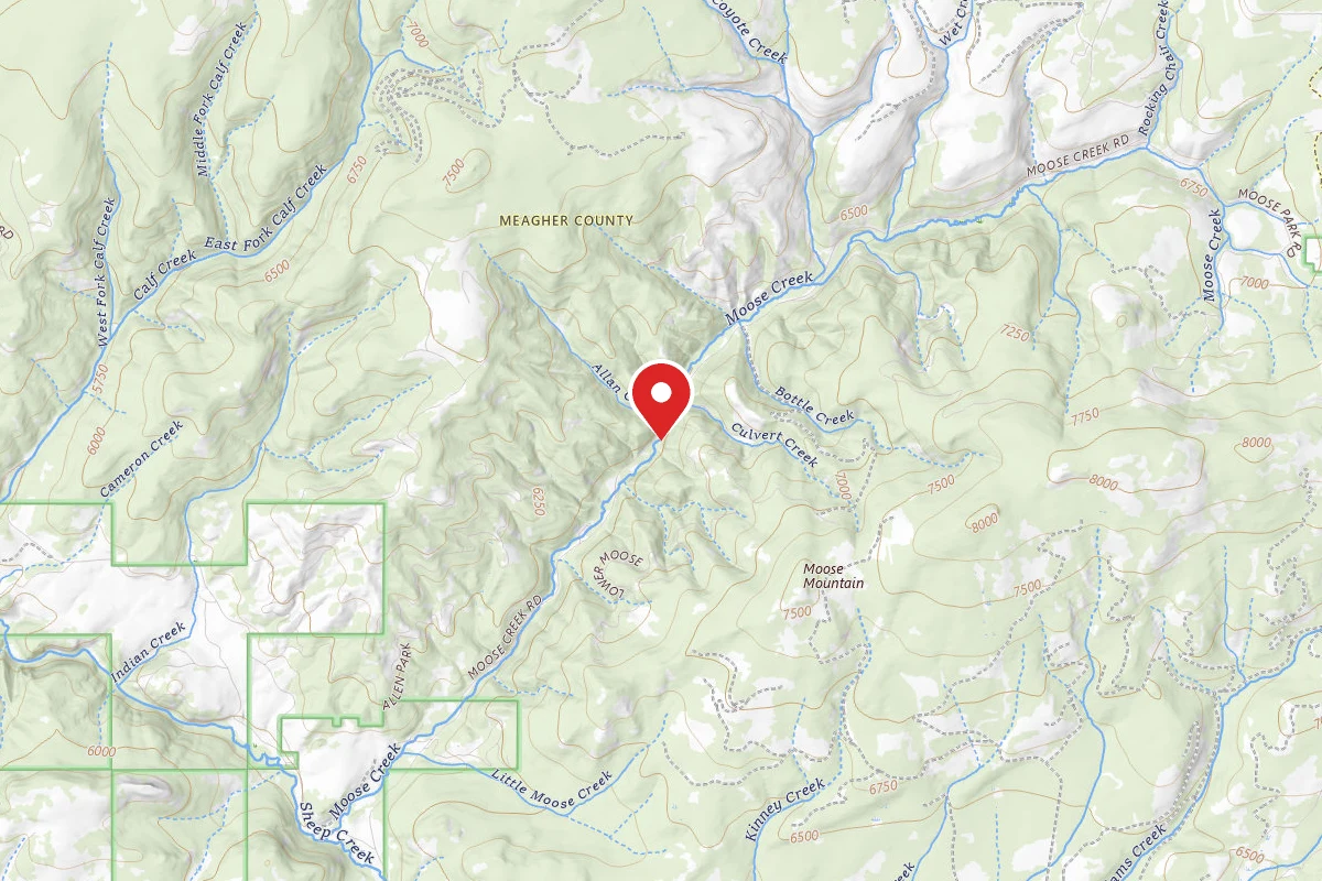 Helena-Lewis and Clark Dispersed Campsite MOOSE CREEK-005