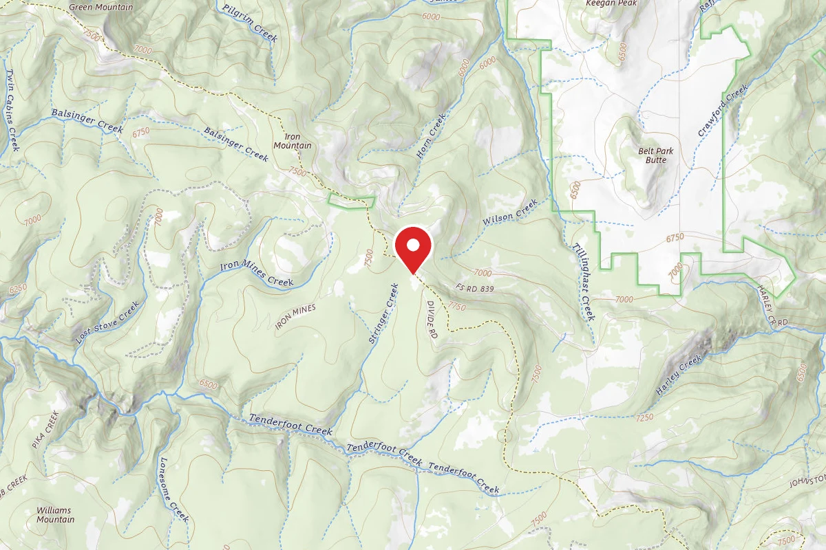 Helena-Lewis and Clark Dispersed Campsite DRY PARK-001