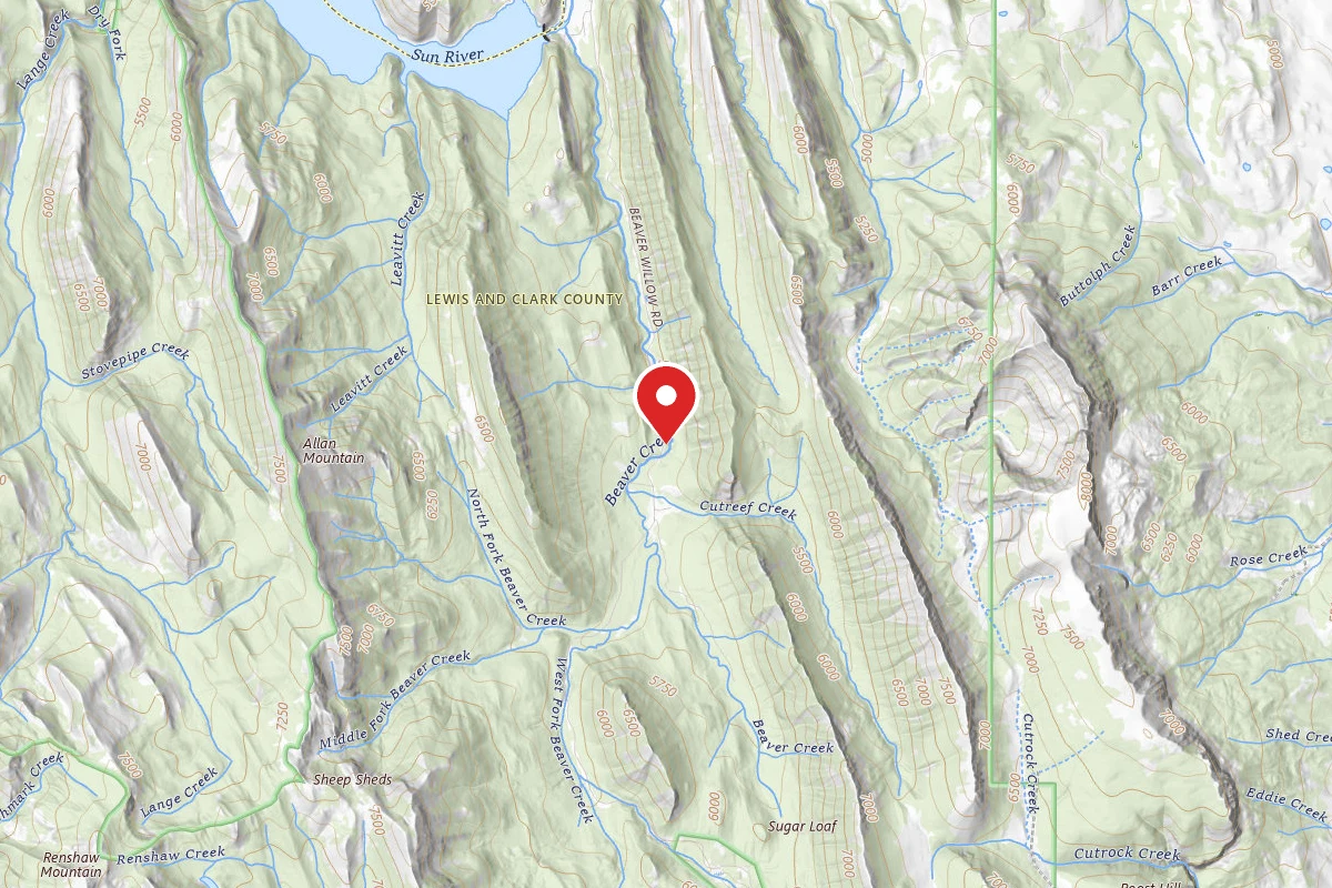 Helena-Lewis and Clark Dispersed Campsite BEAVER CR -06