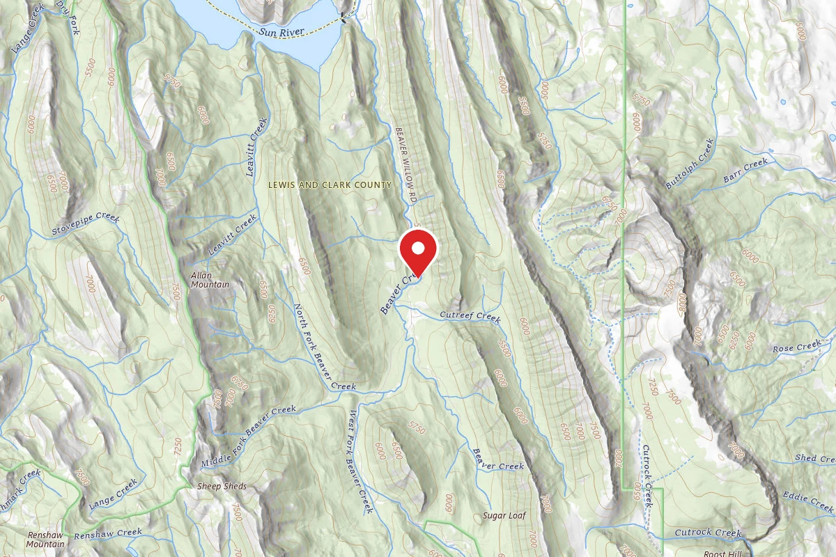 Helena-Lewis and Clark Dispersed Campsite BEAVER CR -07