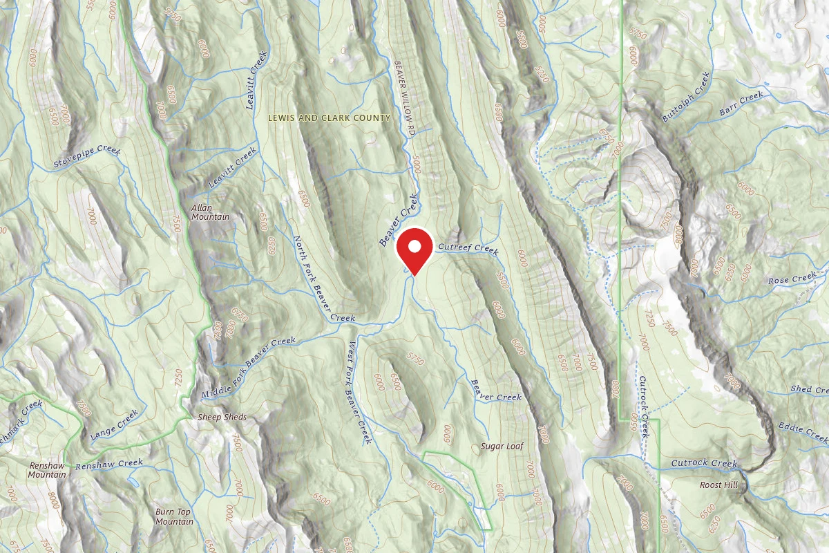 Helena-Lewis and Clark Dispersed Campsite STONER ROAD 1