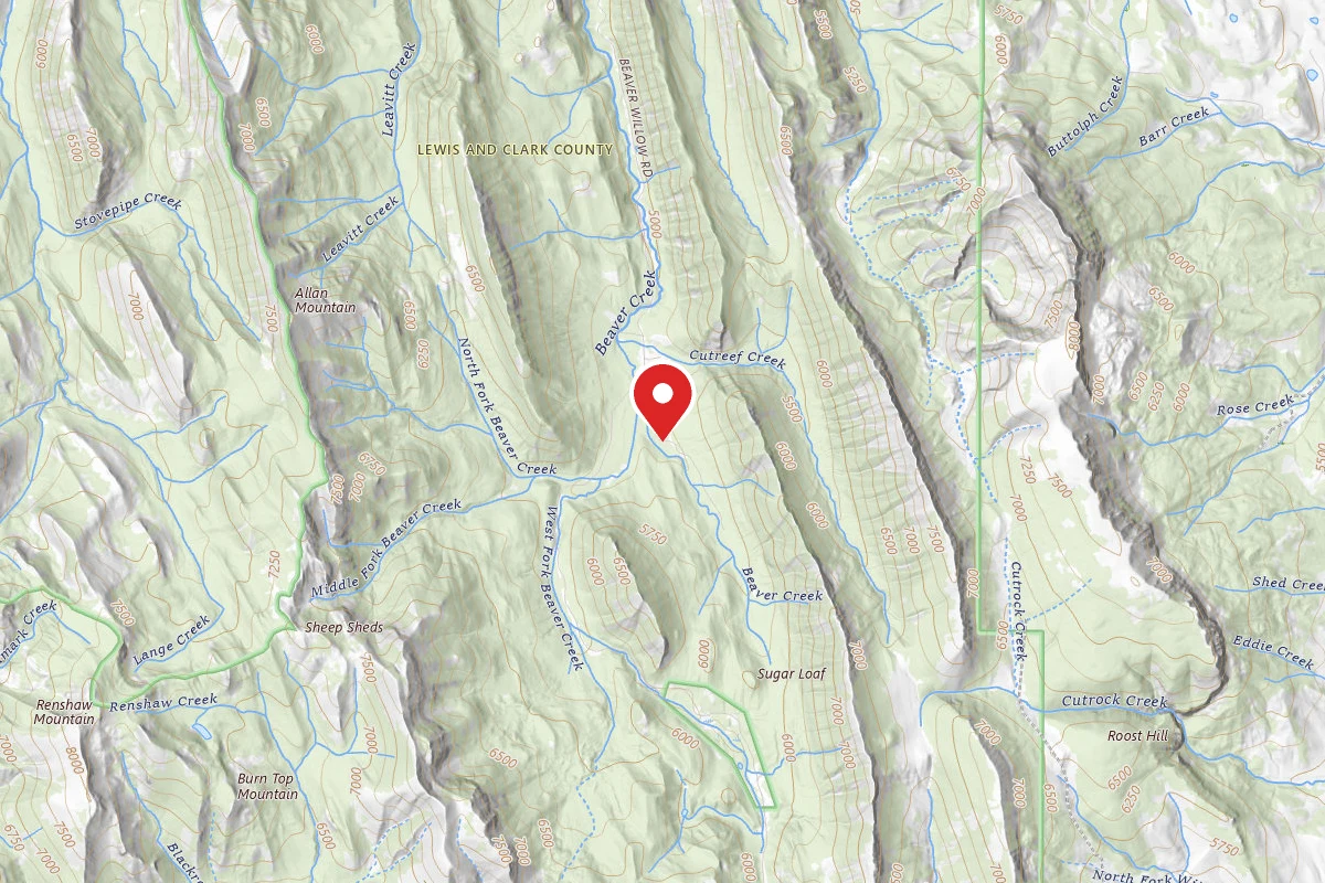 Helena-Lewis and Clark Dispersed Campsite STONER ROAD -2