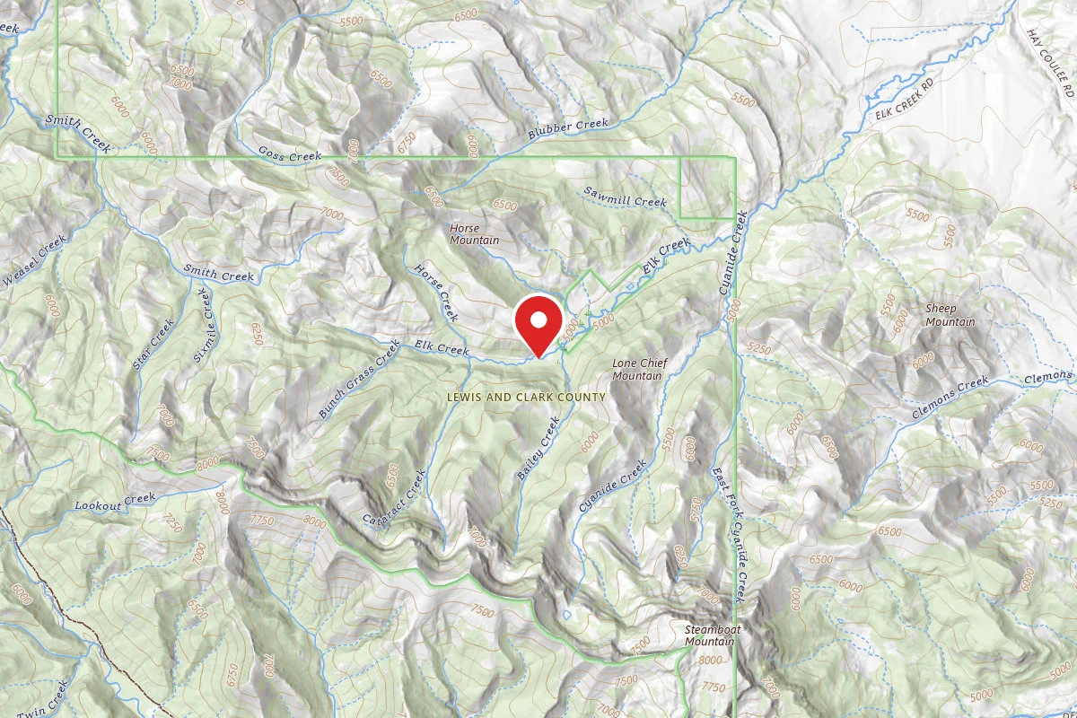 Helena-Lewis and Clark Dispersed Campsite ROAD 8974A-03
