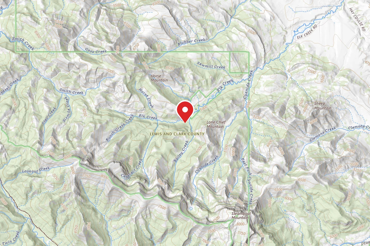 Helena-Lewis and Clark Dispersed Campsite ROAD 8974B-01