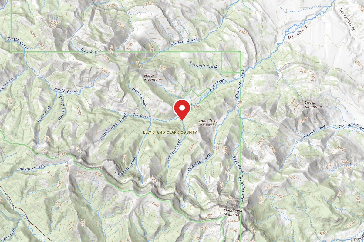 Helena-Lewis and Clark Dispersed Campsite ROAD 8974B-03