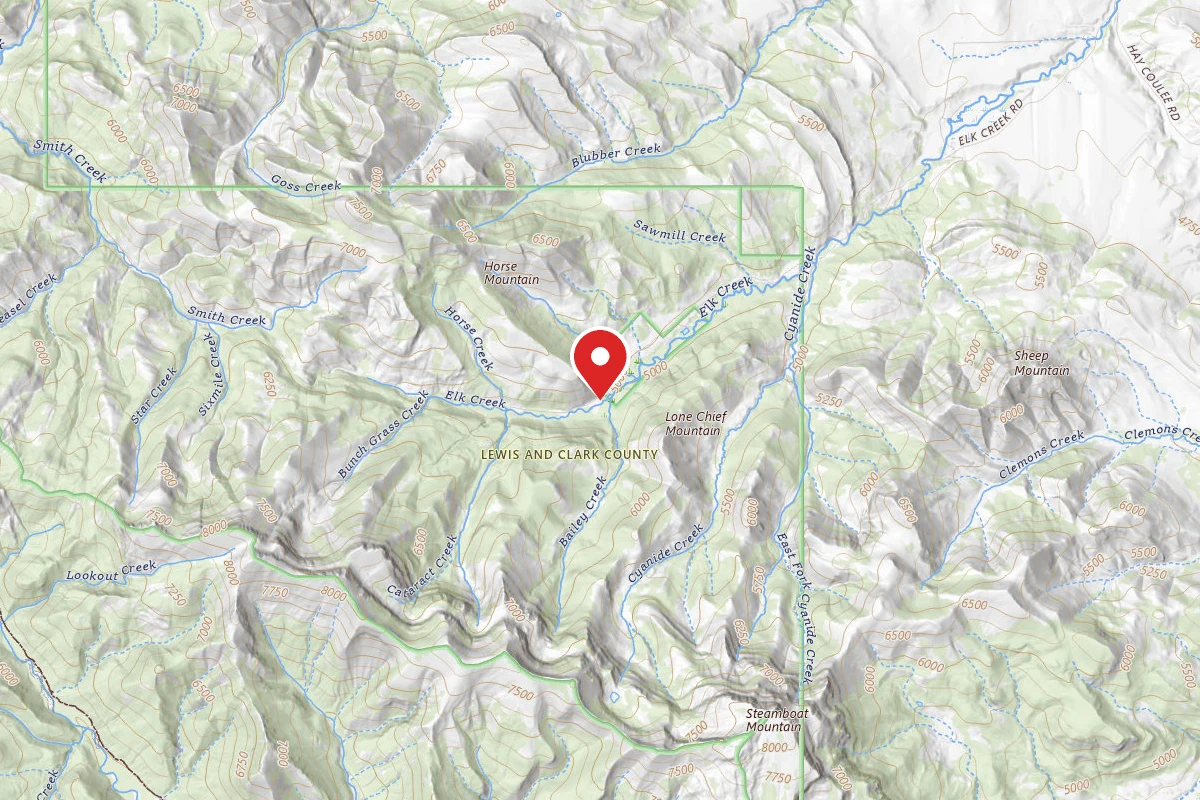 Helena-Lewis and Clark Dispersed Campsite ROAD 8974 -03