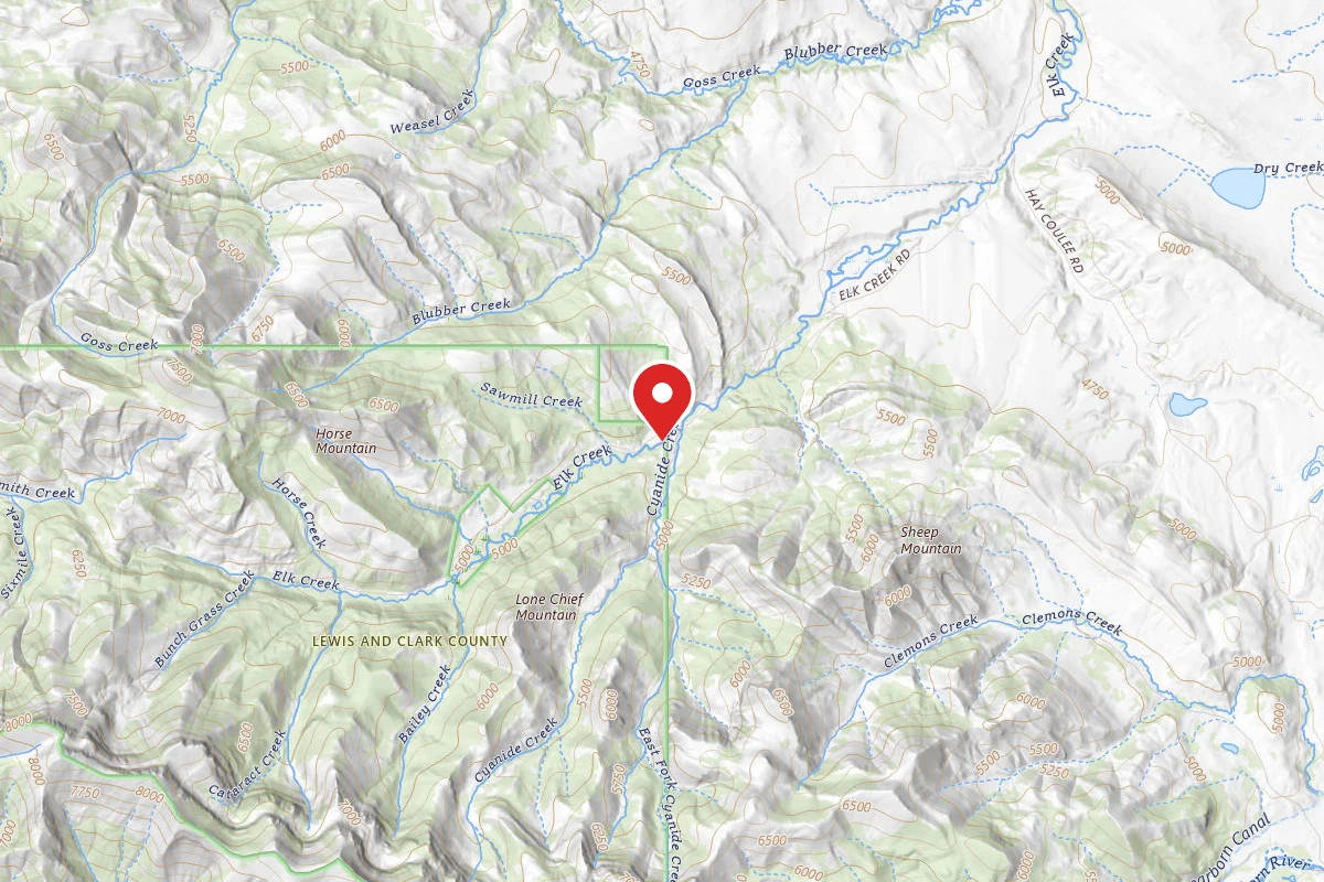 Helena-Lewis and Clark Dispersed Campsite ROAD 196A-01