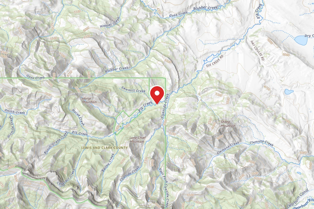 Helena-Lewis and Clark Dispersed Campsite ROAD 196B-01