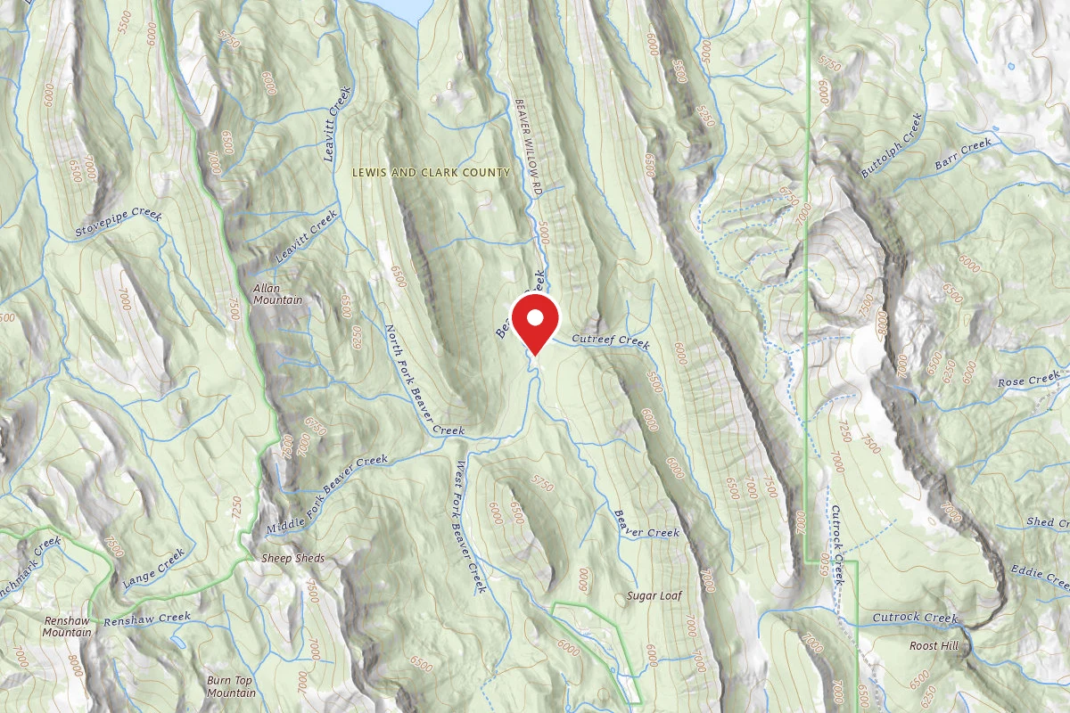 Helena-Lewis and Clark Dispersed Campsite SAW MILL FLATS -06