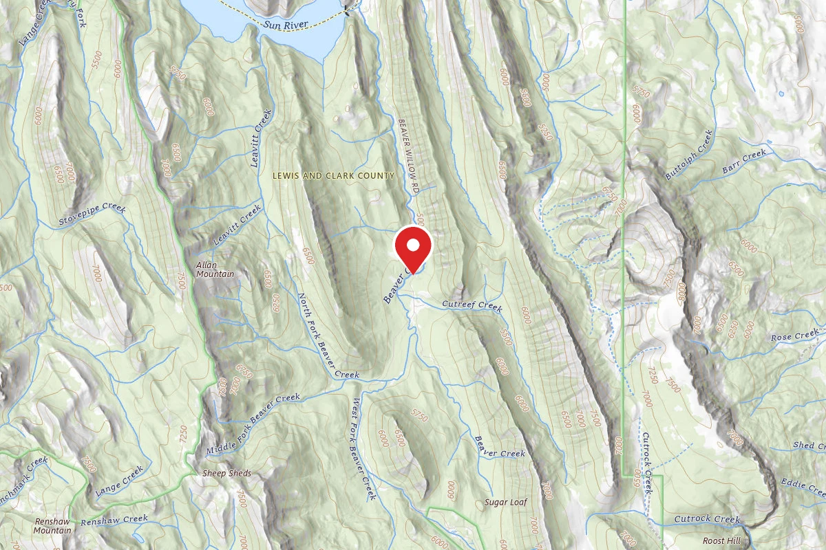 Helena-Lewis and Clark Dispersed Campsite BEAVER CR -09