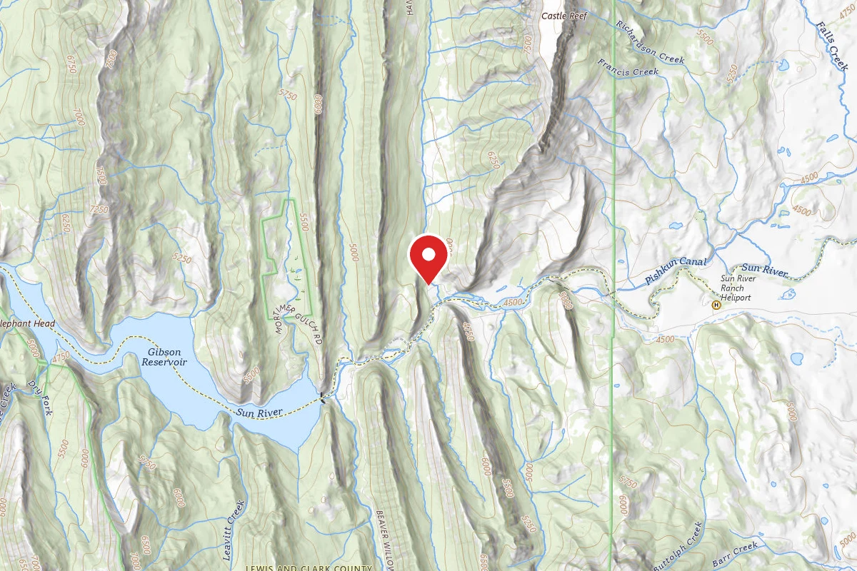 Helena-Lewis and Clark Dispersed Campsite HANNAN GULCH 1