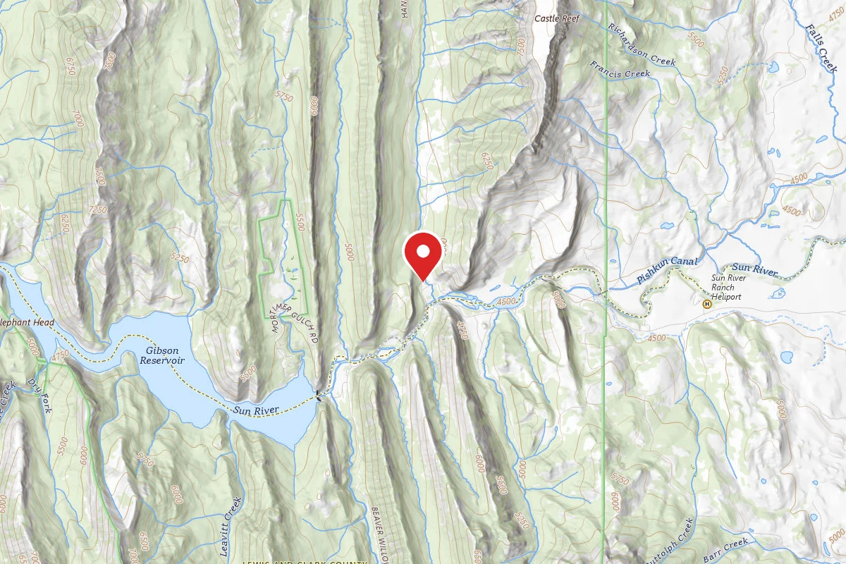 Helena-Lewis and Clark Dispersed Campsite HANNAN GULCH 2