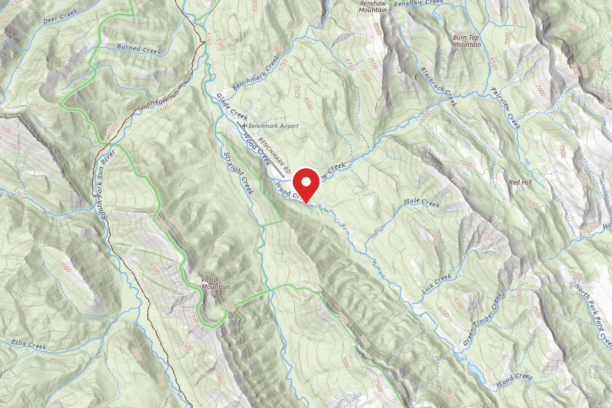 Helena-Lewis and Clark Dispersed Campsite BENCHMARK 015
