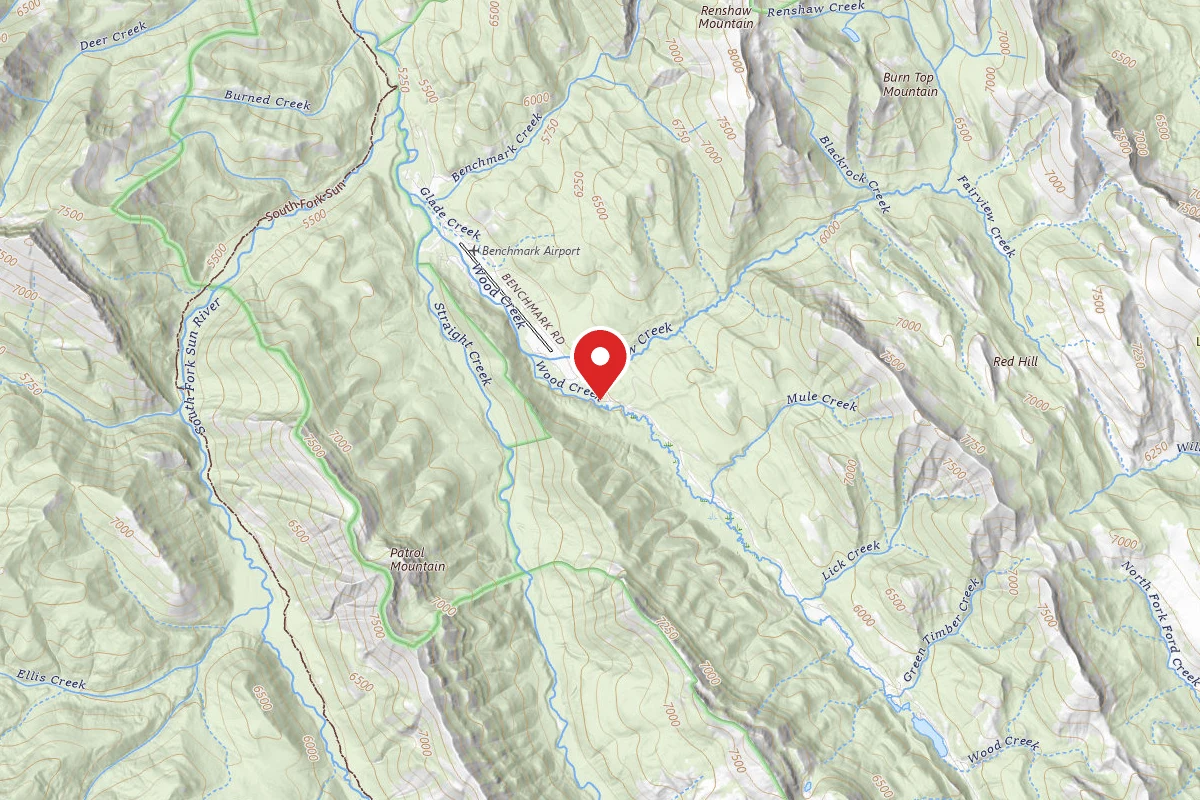 Helena-Lewis and Clark Dispersed Campsite BENCHMARK 017