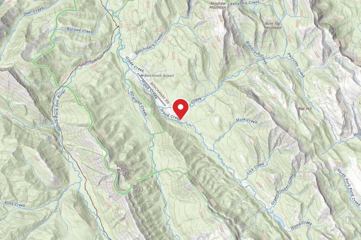 Helena-Lewis and Clark Dispersed Campsite BENCHMARK 018