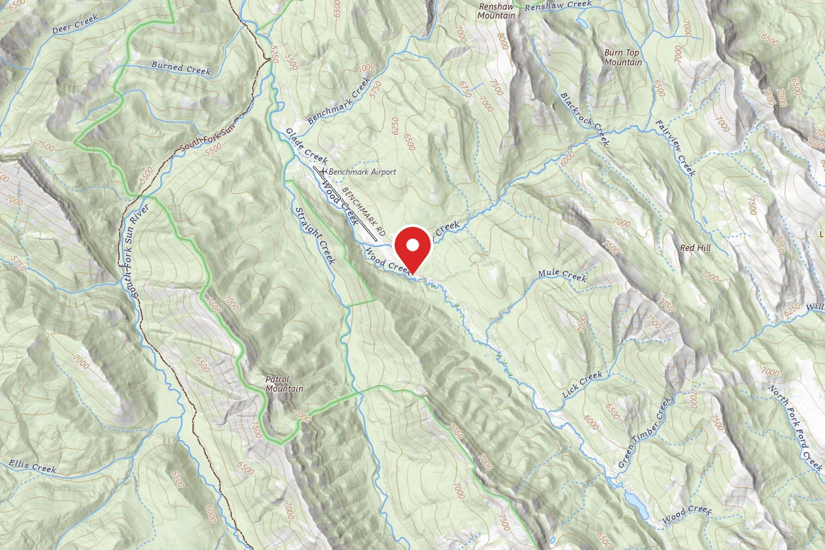 Helena-Lewis and Clark Dispersed Campsite BENCHMARK 019