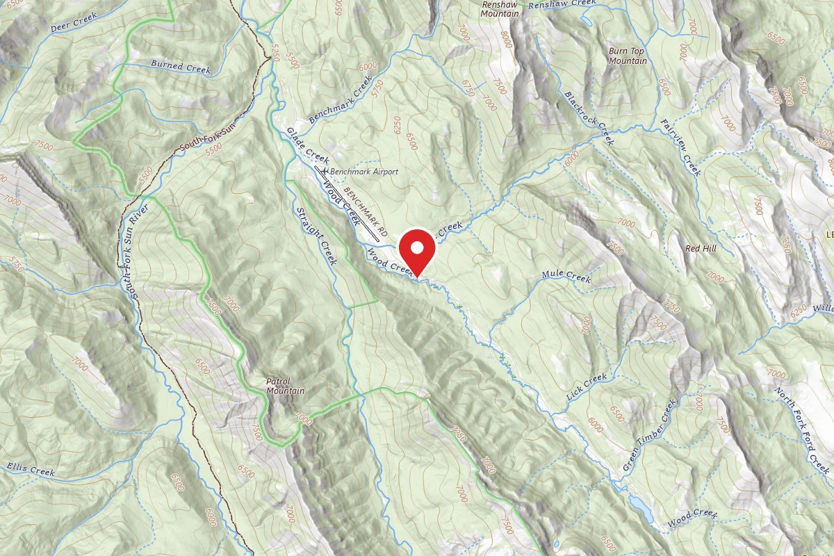 Helena-Lewis and Clark Dispersed Campsite BENCHMARK 020