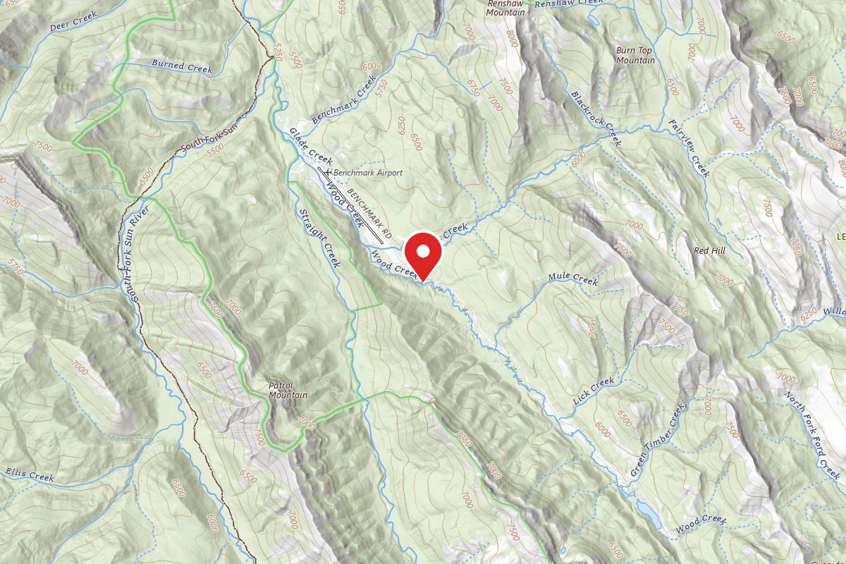 Helena-Lewis and Clark Dispersed Campsite BENCHMARK 021