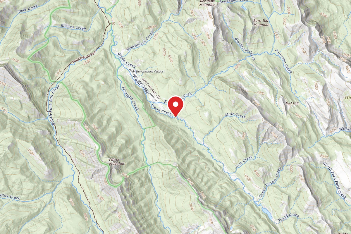 Helena-Lewis and Clark Dispersed Campsite BENCHMARK 022