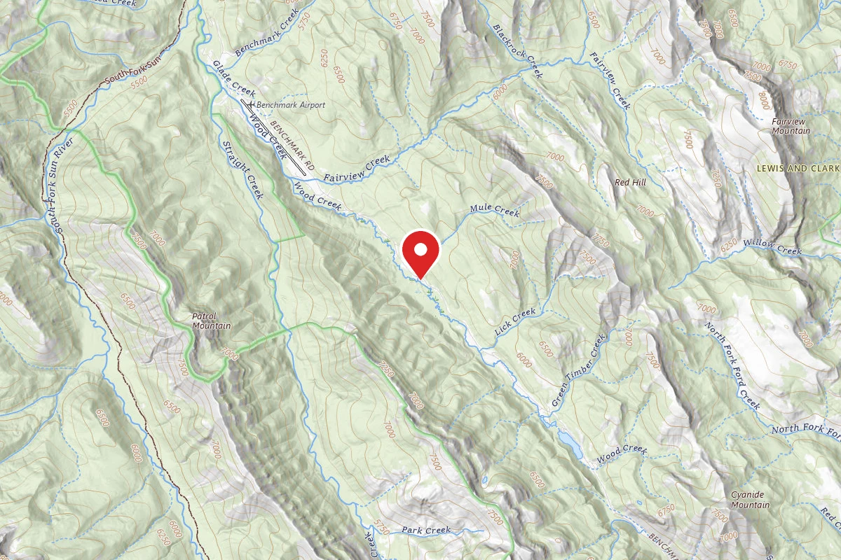 Helena-Lewis and Clark Dispersed Campsite BENCHMARK2-009