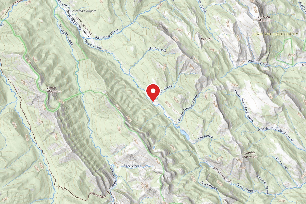 Helena-Lewis and Clark Dispersed Campsite BENCHMARK2-010