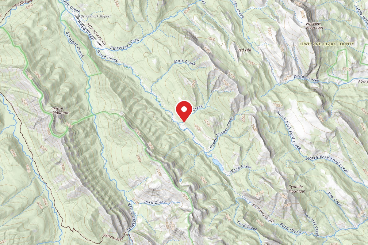 Helena-Lewis and Clark Dispersed Campsite BENCHMARK2-011
