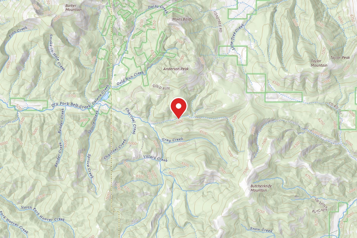 Helena-Lewis and Clark Dispersed Campsite RD 120 - 005